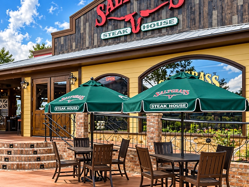 Commercial fabric patio umbrella color and design customization